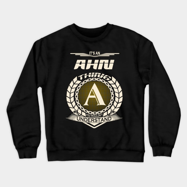 Ahn Crewneck Sweatshirt by GrimdraksJokes